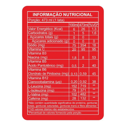 Itts Sero Energy + Suco Pack 6un De 473ml - Sabor Melancia