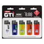 Isqueiro GTI Mini Solid Cartela com 10 Unidades