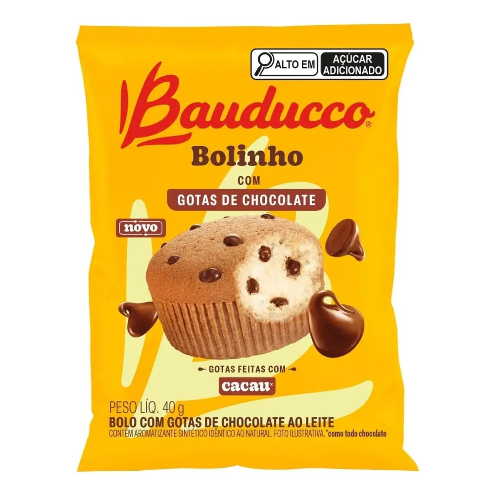 Bolinho de Chocolate Bauducco 40 g Display c/ 16