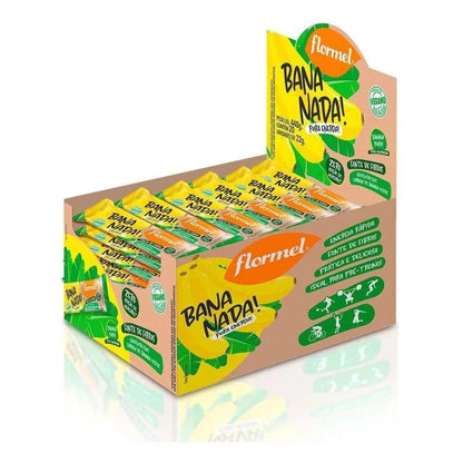 Bananada Cremosa Zero Flormel Caixa com 20x22 g