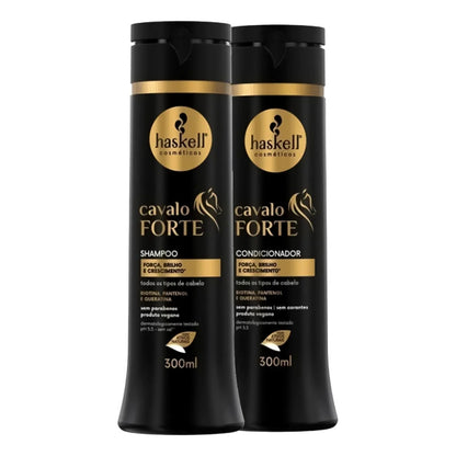 Kit Haskell Cavalo Forte Shampoo 300ml + Condicionador 300ml