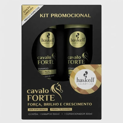 Kit Haskell Cavalo Forte Shampoo 300ml + Condicionador 300ml