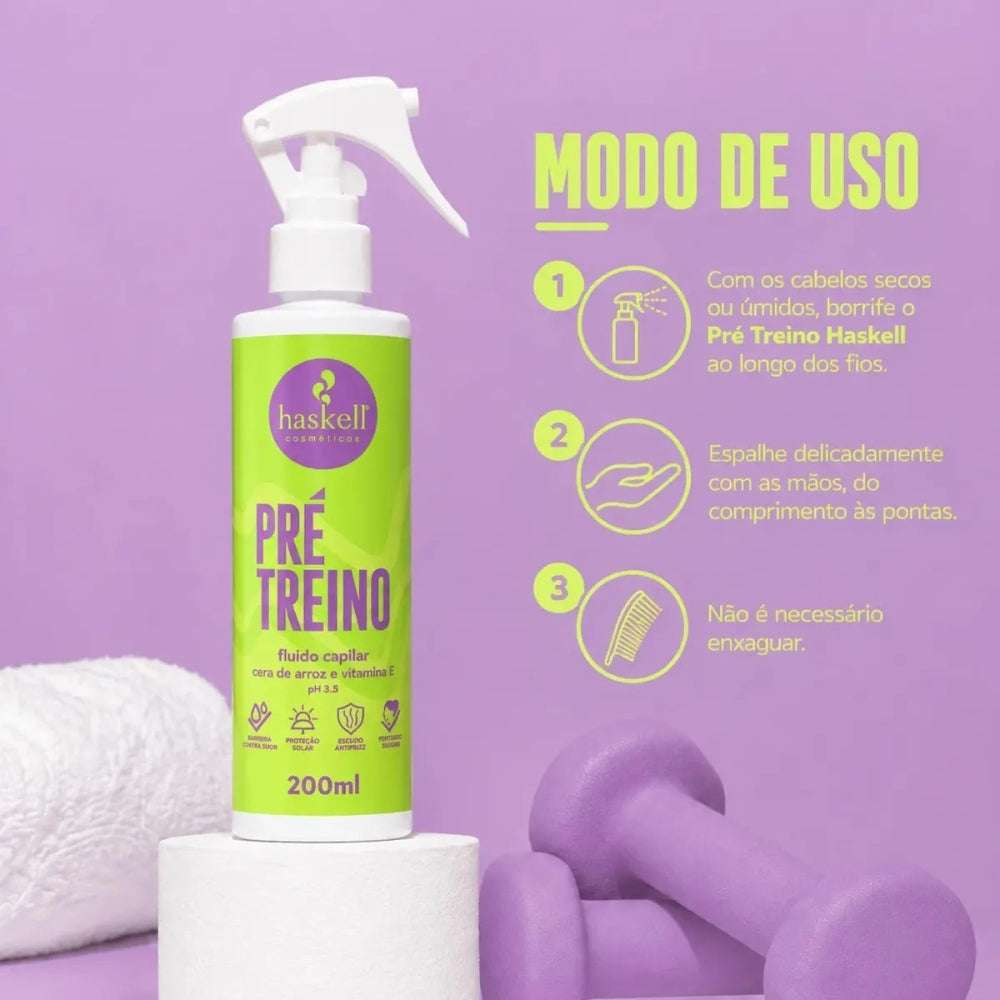 Haskell Pre-Treino Fluido Capilar 200ml