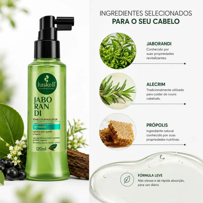 Haskell Jaborandi Tonico Fortalecedor Antiqueda 120ml