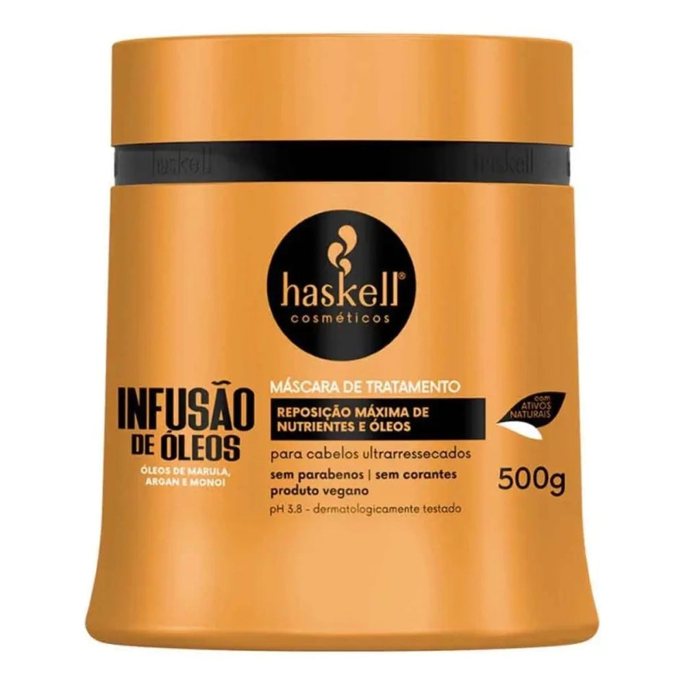 Haskell Infusao de Oleos Mascara de Tratamento 500g