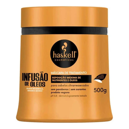 Haskell Infusao de Oleos Mascara de Tratamento 500g