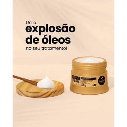 Haskell Infusao de Oleos Mascara de Tratamento 500g