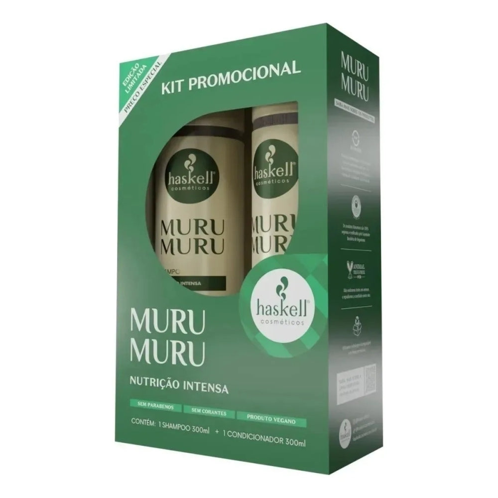 Kit Haskell Murumuru Shampoo + Condicionador 300ml