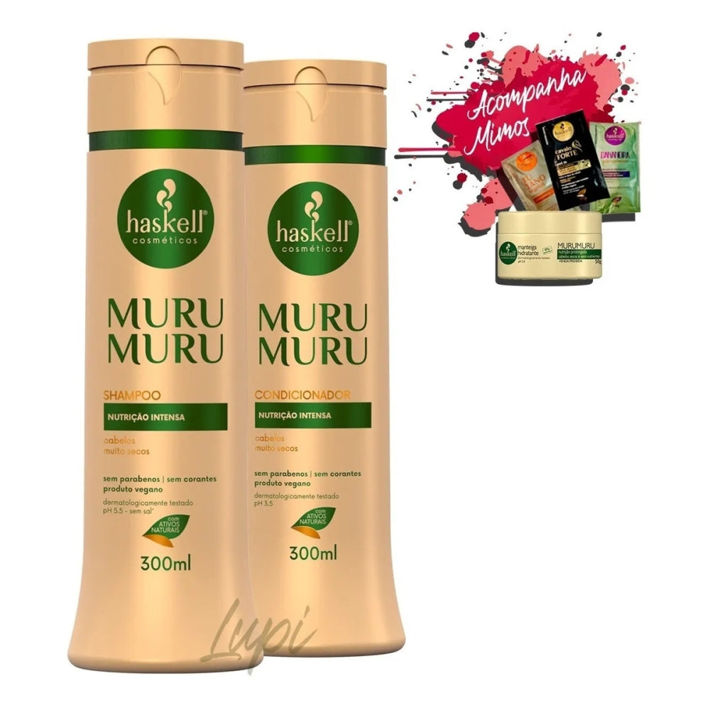 Kit Haskell Murumuru Shampoo + Condicionador 300ml