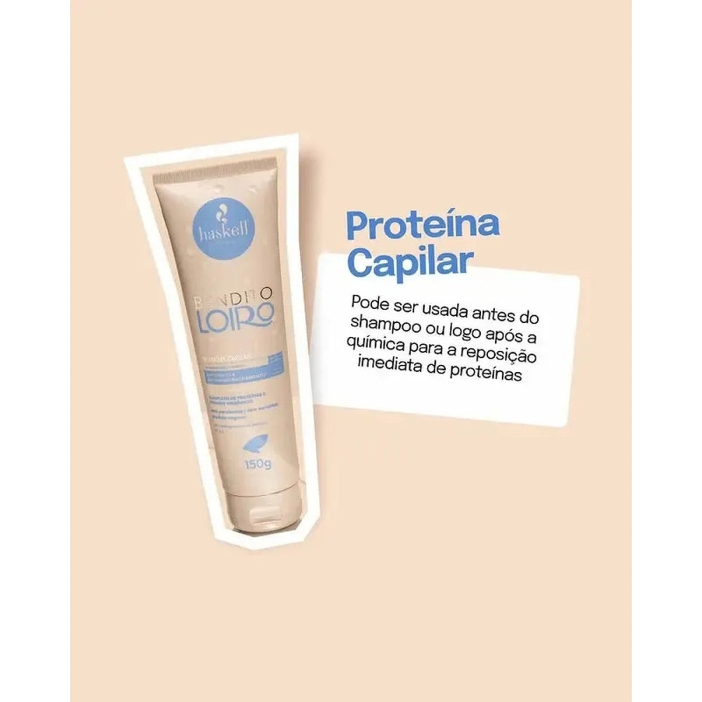 Haskell Bendito Loiro Proteina Capilar 150g