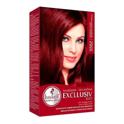 Haskell Excllusiv Tonalizante 5562 Castanho Claro Vermelho
