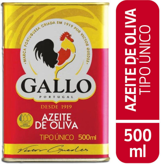 Azeite Oliva Tipo Unico Lata Gallo 500ml - Gallo