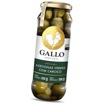 Azeitona Gallo Verde com Caroço 200g Alto Mercado