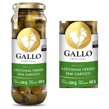 Azeitona Gallo Verde Sem Caroço 160g - Alto Mercado
