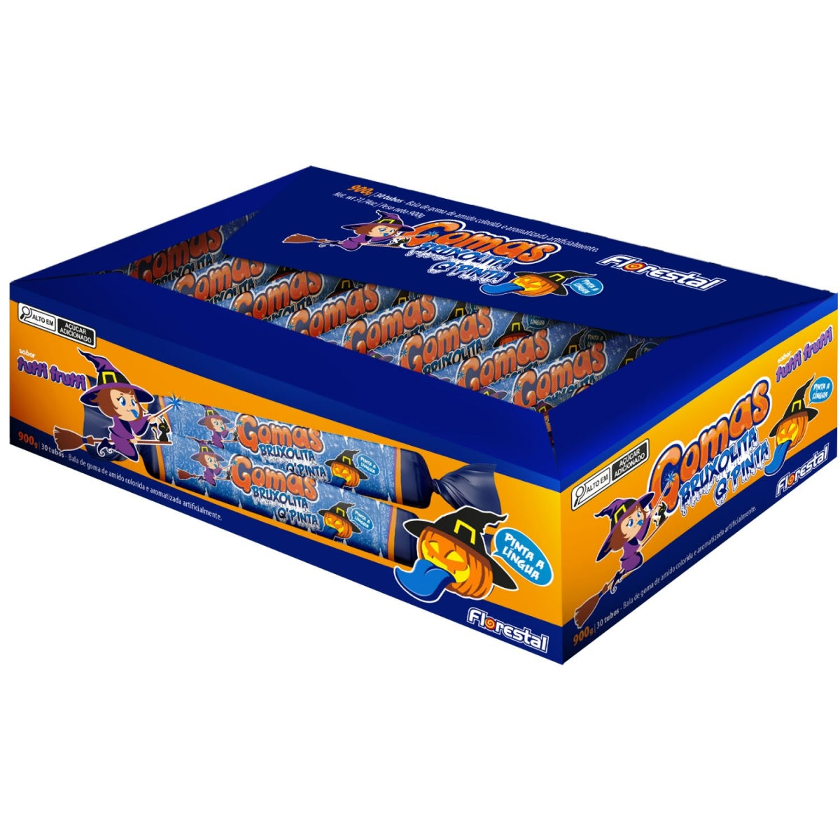 Bala De Goma Florestal Tubo Bruxolita Q Pinta 900G