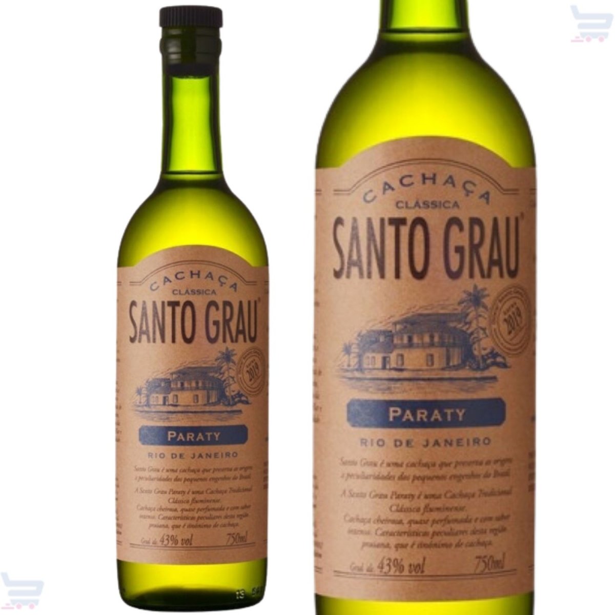 Cachaça Santo Grau Paraty 750ml — produção artesanal em Paraty