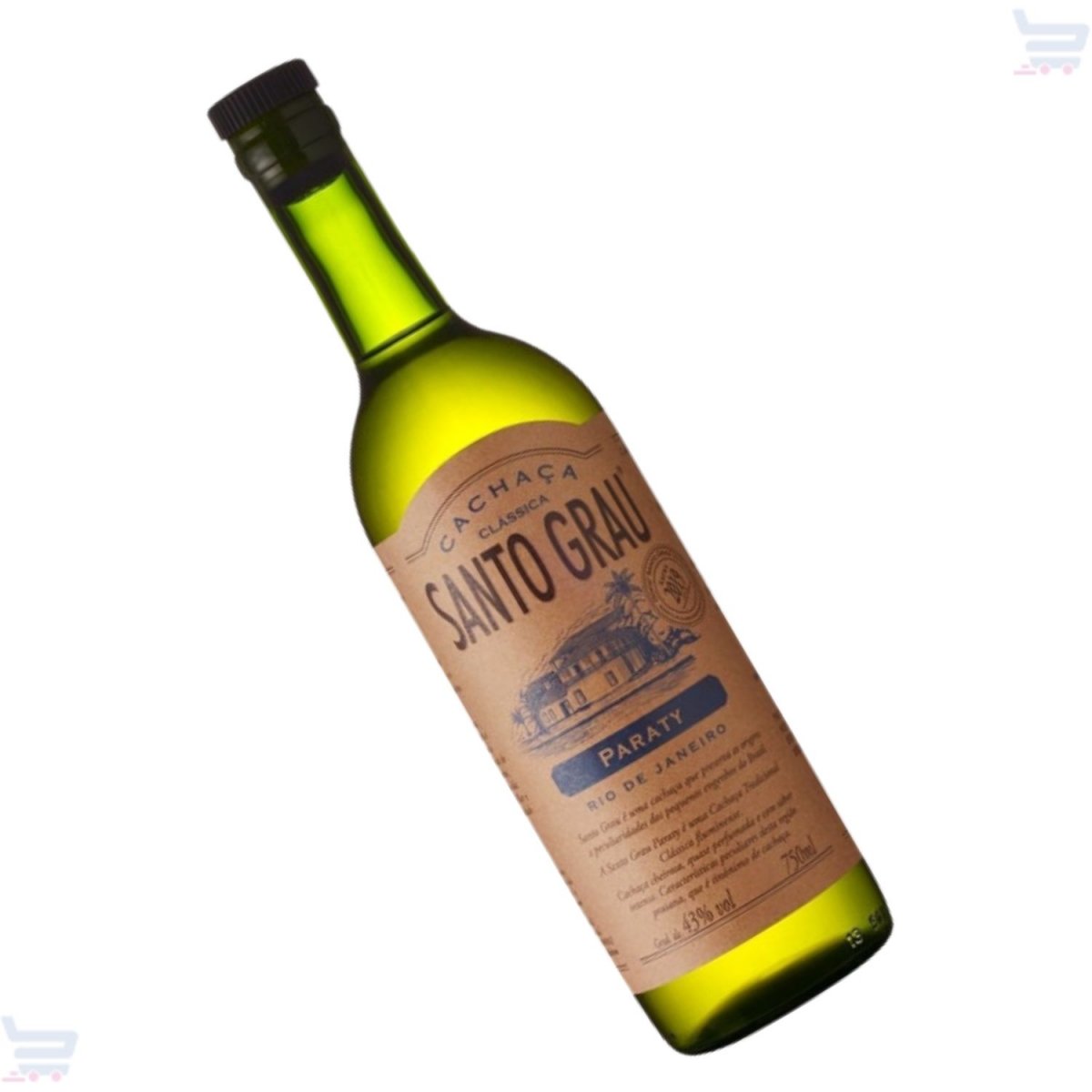 Cachaça Santo Grau Paraty 750ml — bebida suave e complexa