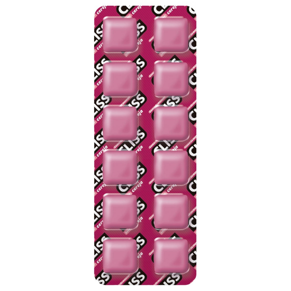 Chiclete Florestal Cliss Cereja 16,8G Cartela com 12 — imagem 3