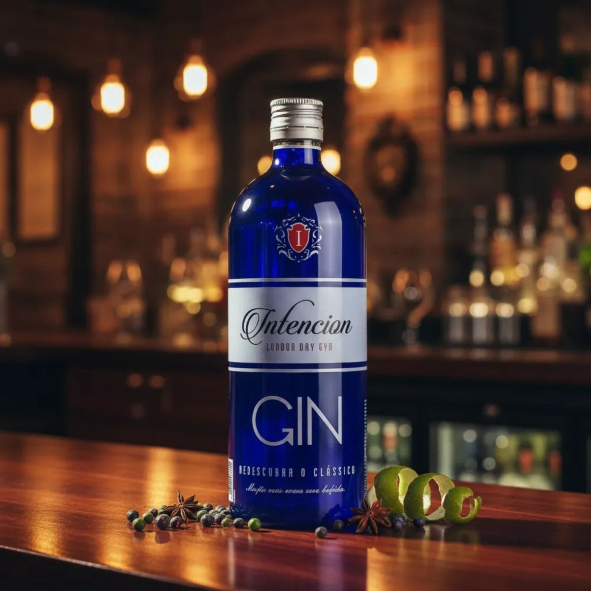 Gin Intencion London Dry 900 Ml Tradicional — imagem 3