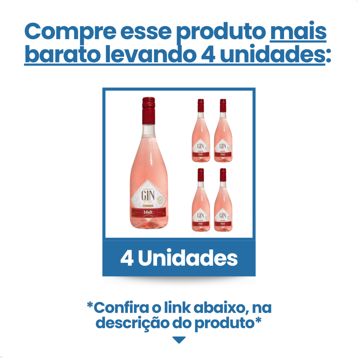 Gin Melt Fizz Moscatel Premium 750ml Envio Imediato — imagem 5