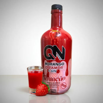 Licor Cremoso QN Morango Do Amor Cream Tentação 700ml — imagem 3