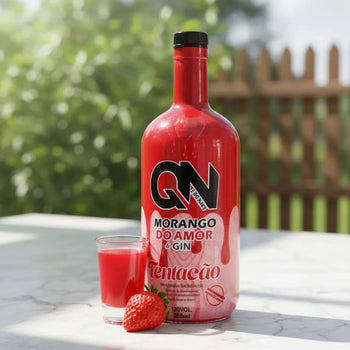Licor Cremoso QN Morango Do Amor Cream Tentação 700ml — imagem 4