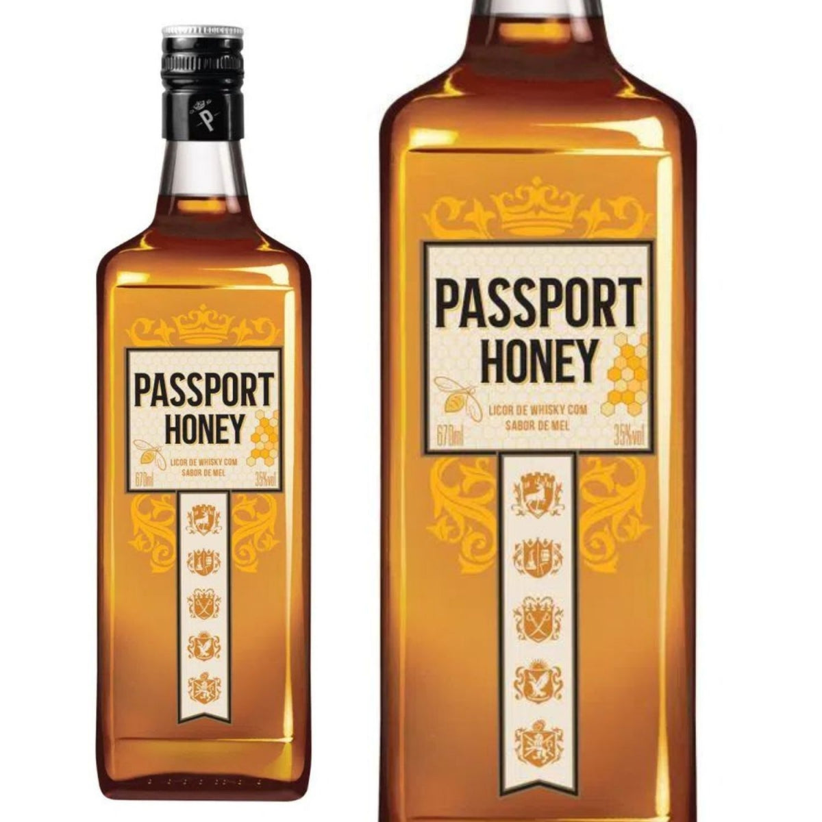 Licor De Whisky Passport Mel 670 Ml Original Importado - Passport
