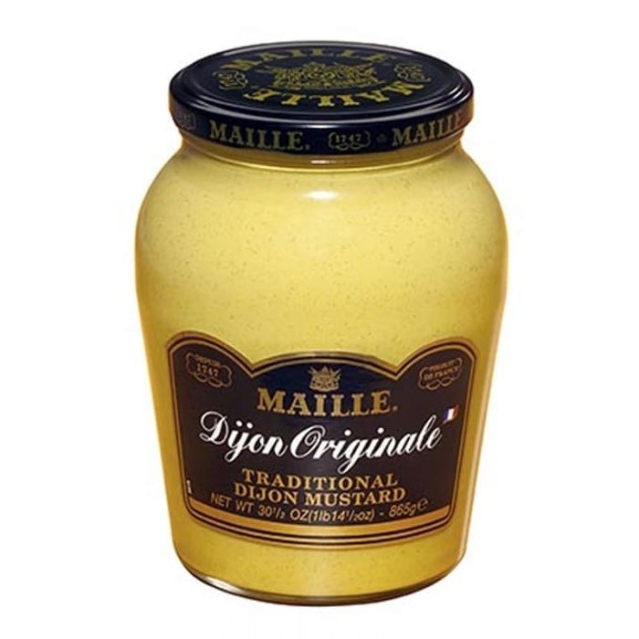 Frasco de vidro de mostarda Dijon Maille, 865g