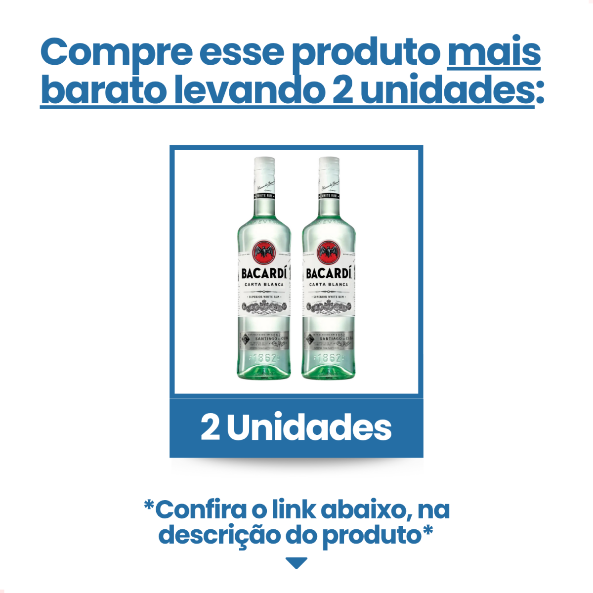 Rum Bacardi Superior Carta Blanca 700ml Envio Imediato — imagem 4