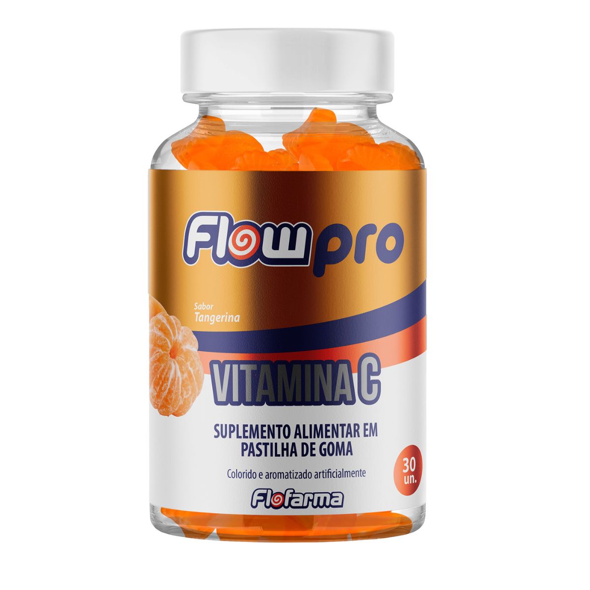 Suplemento Alimentar Pectina Vitamina C Flofarma 30 Und