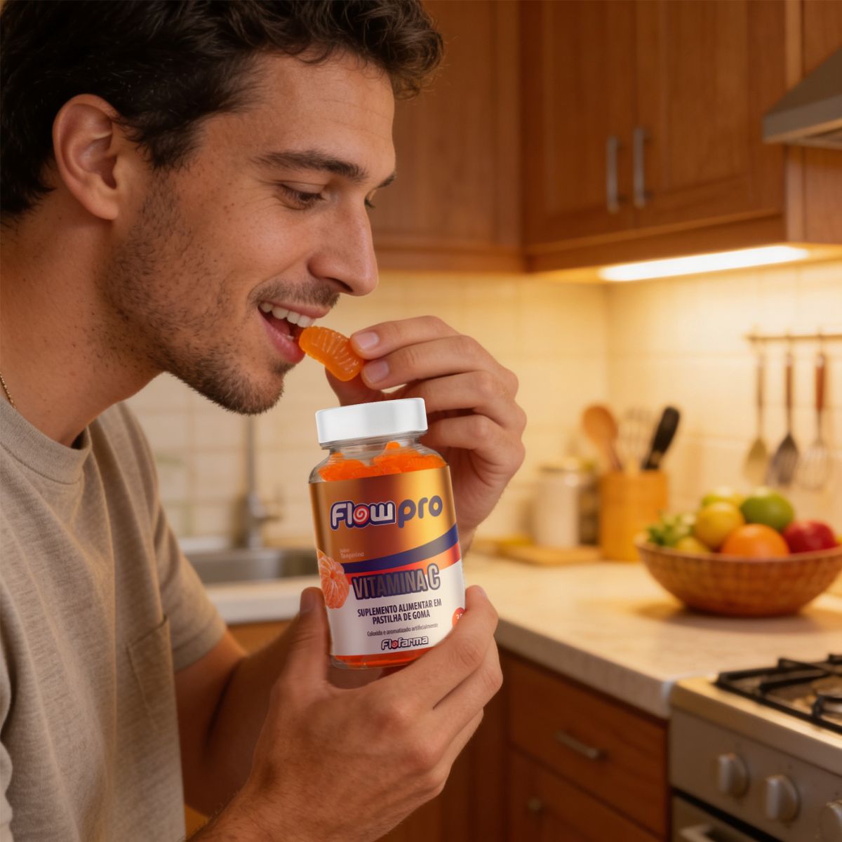 Suplemento Alimentar Pectina Vitamina C Flofarma 30 Und — imagem 5