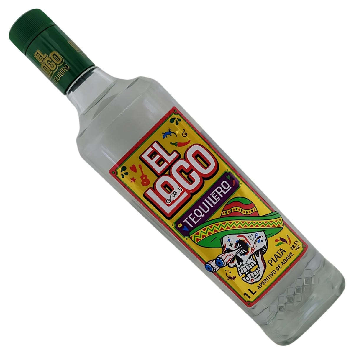 Tequila Tequilero El Loco Prata 1l Garrafa — imagem 4