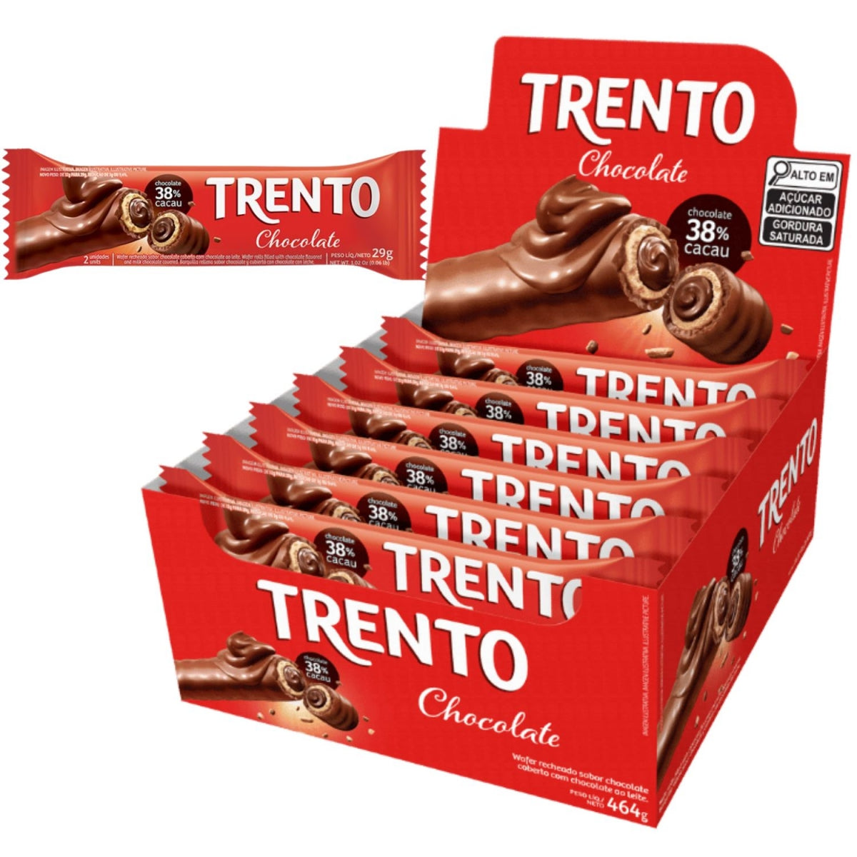 Trento Chocolate Ao Leite 29g Display Com 16 Unidades — imagem 5