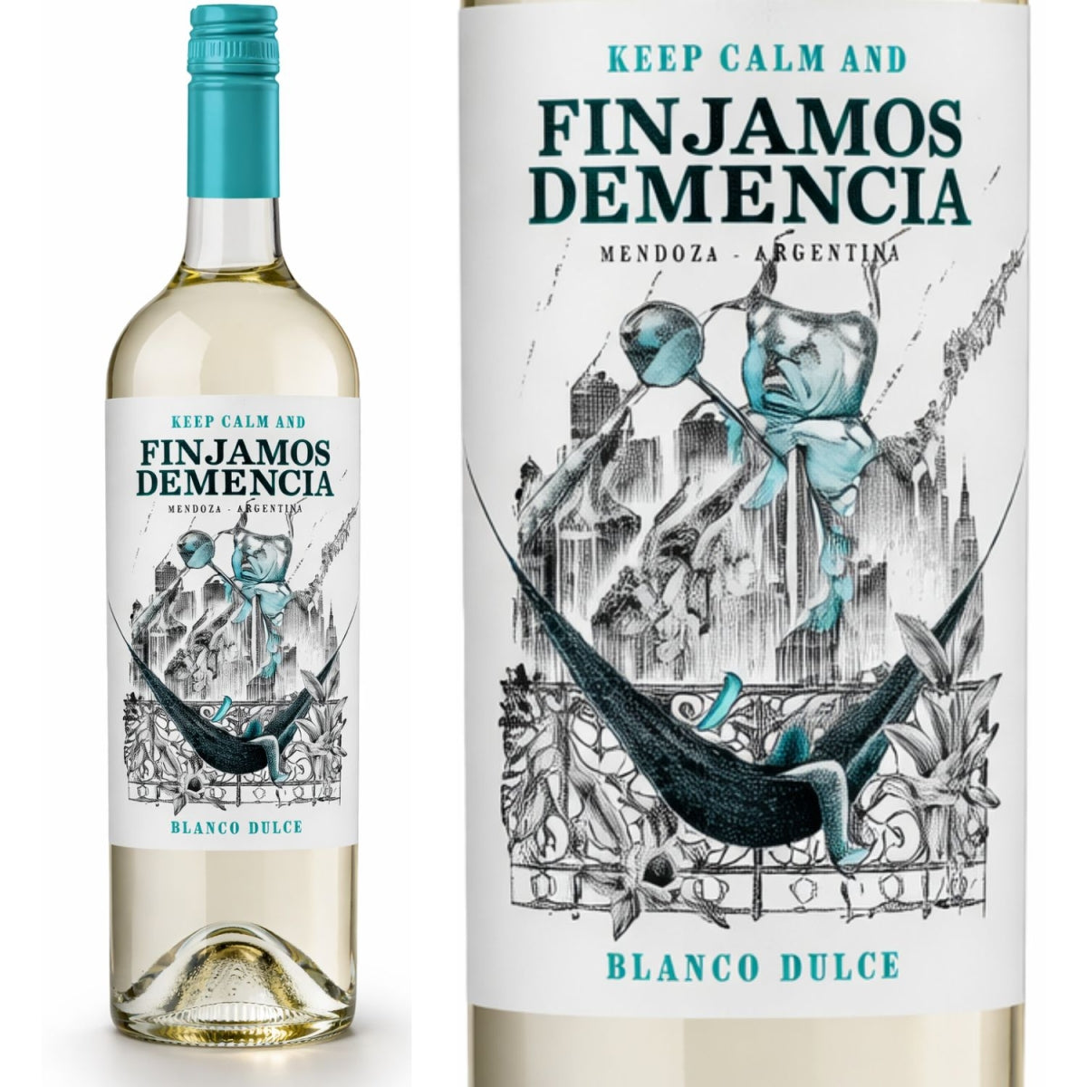 Vinho Argentino Branco Finjamos Demencia Blanco Dulce 750 mL — imagem 2