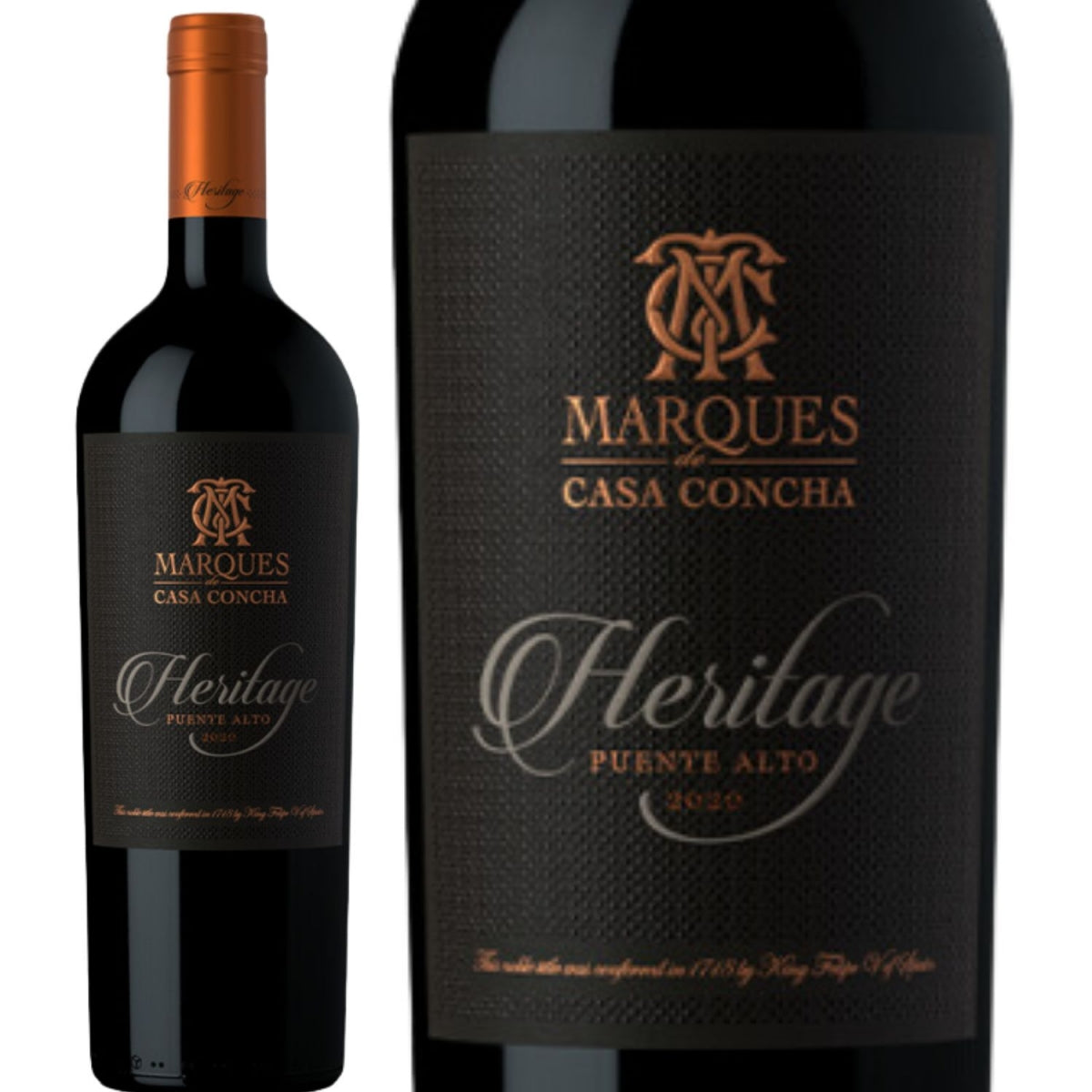 Vinho Chileno Marques De Casa Concha Heritage 750ml 2020 - Concha Y Toro