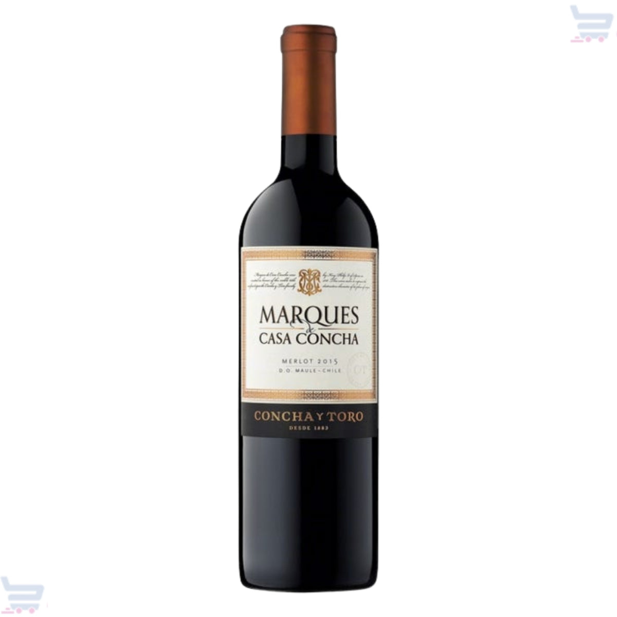 Garrafa de vinho tinto Merlot Concha y Toro Marques de Casa Concha, 750ml