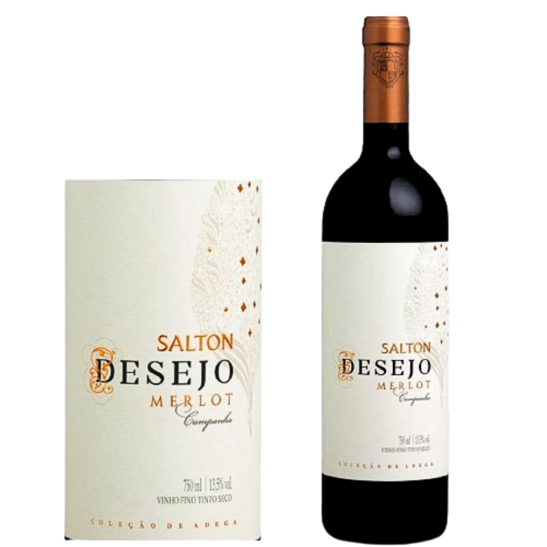 Vinho Fino Salton Desejo Merlot 750ml — imagem 2