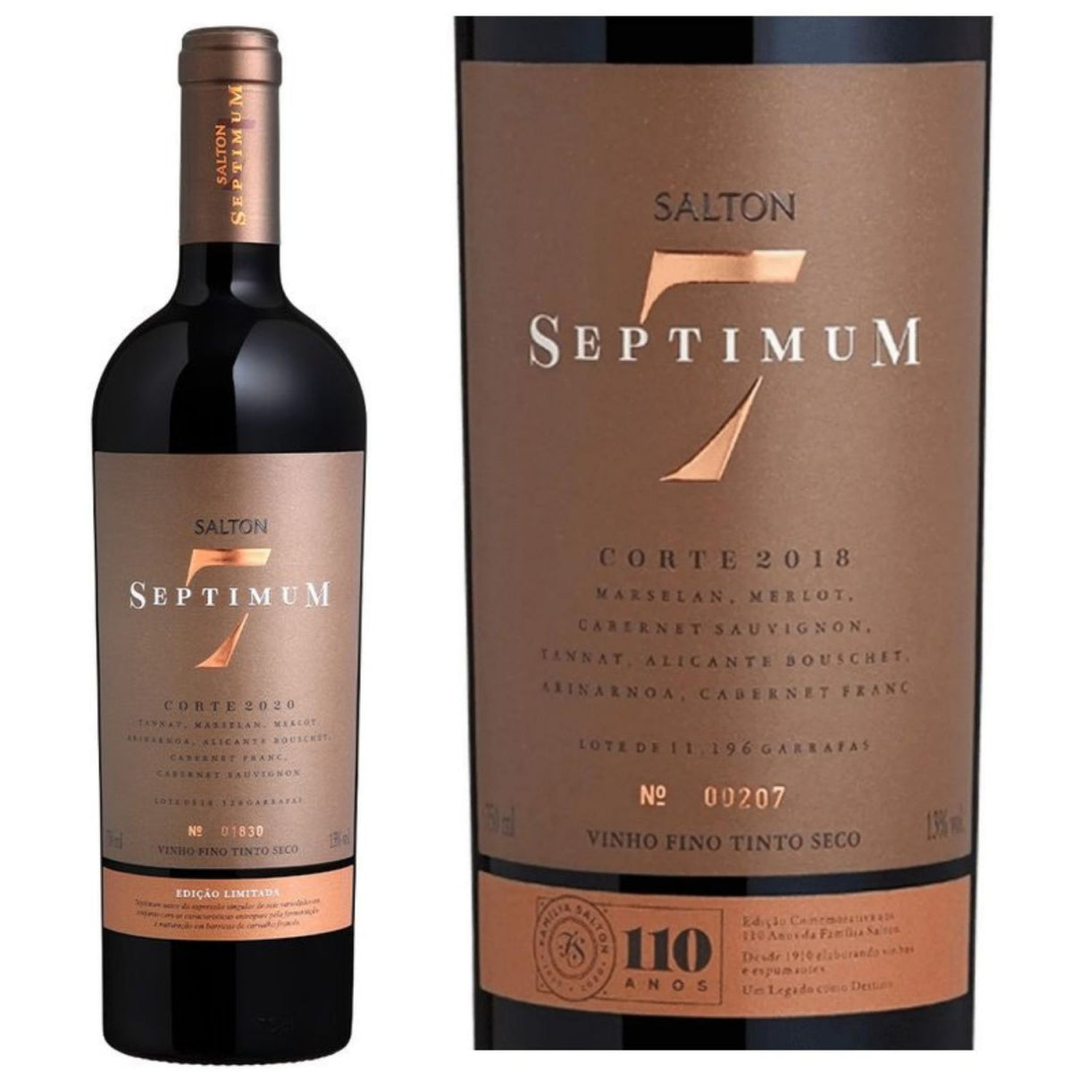 Vinho Fino Salton Septimum 2018 750ml — imagem 2