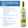 Vinho Português Branco Meio Seco Santa Terrinha 750ml — imagem 2