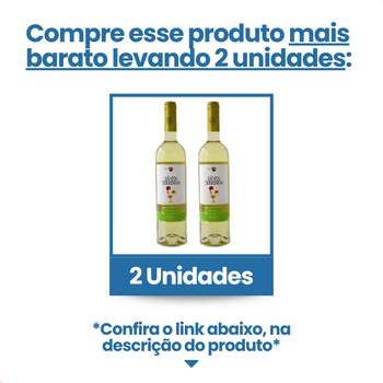 Vinho Português Branco Meio Seco Santa Terrinha 750ml — imagem 4