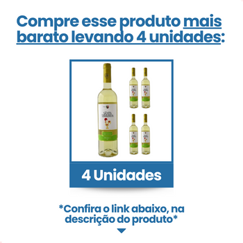 Vinho Português Branco Meio Seco Santa Terrinha 750ml — imagem 5