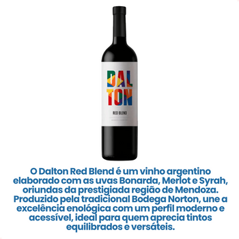 Vinho Tinto Argentino Dalton Red Blend 750ml Norton — imagem 3
