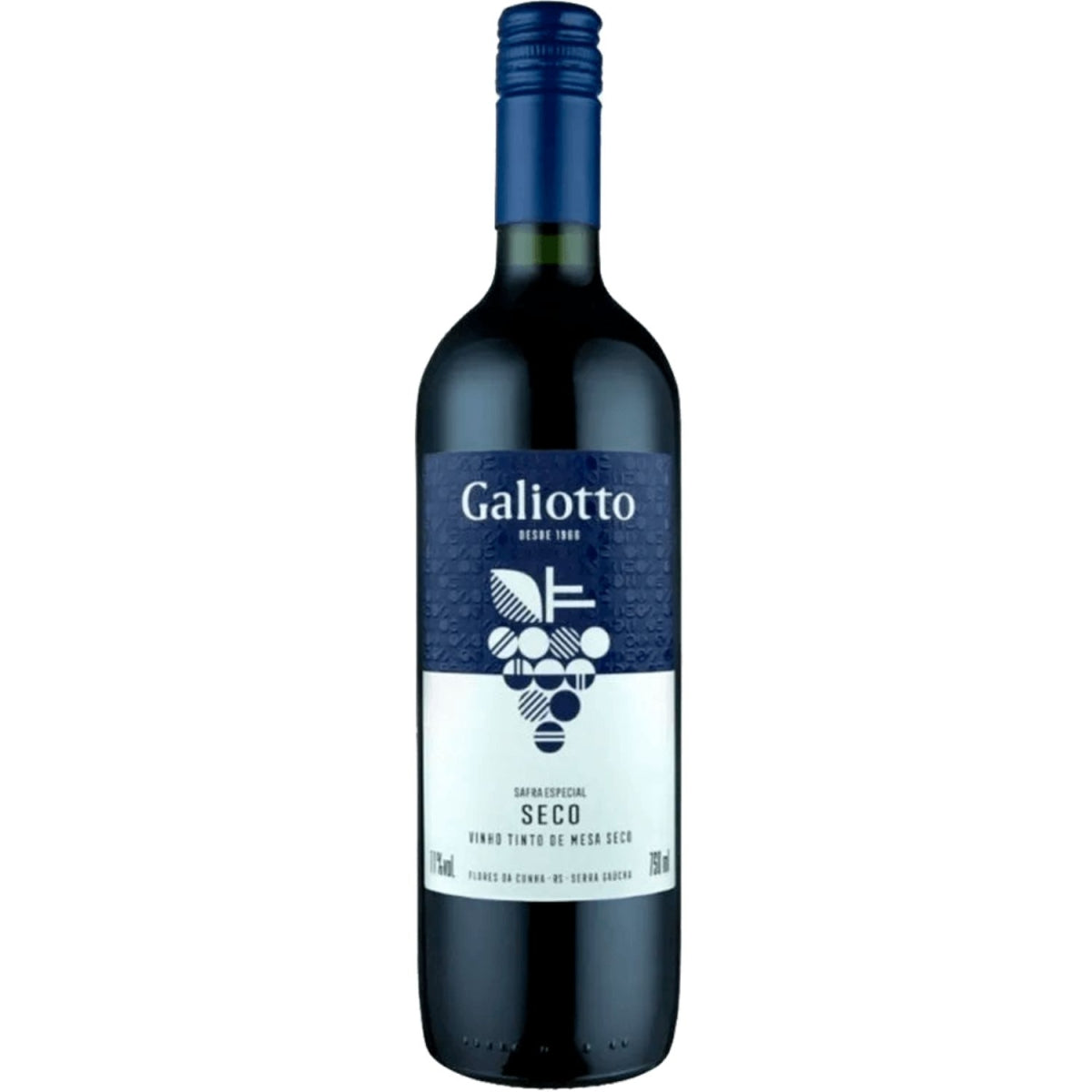 Vinho Tinto De Mesa Seco Galiotto Garrafa 750Ml