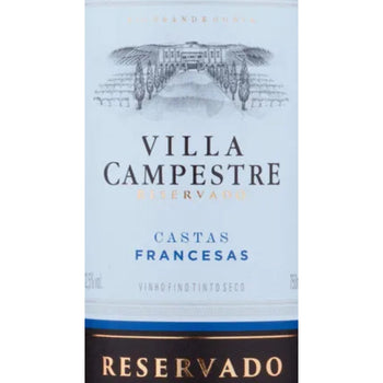 Vinho Villa Campestre Castas Francesas Reservado 750ml — imagem 2