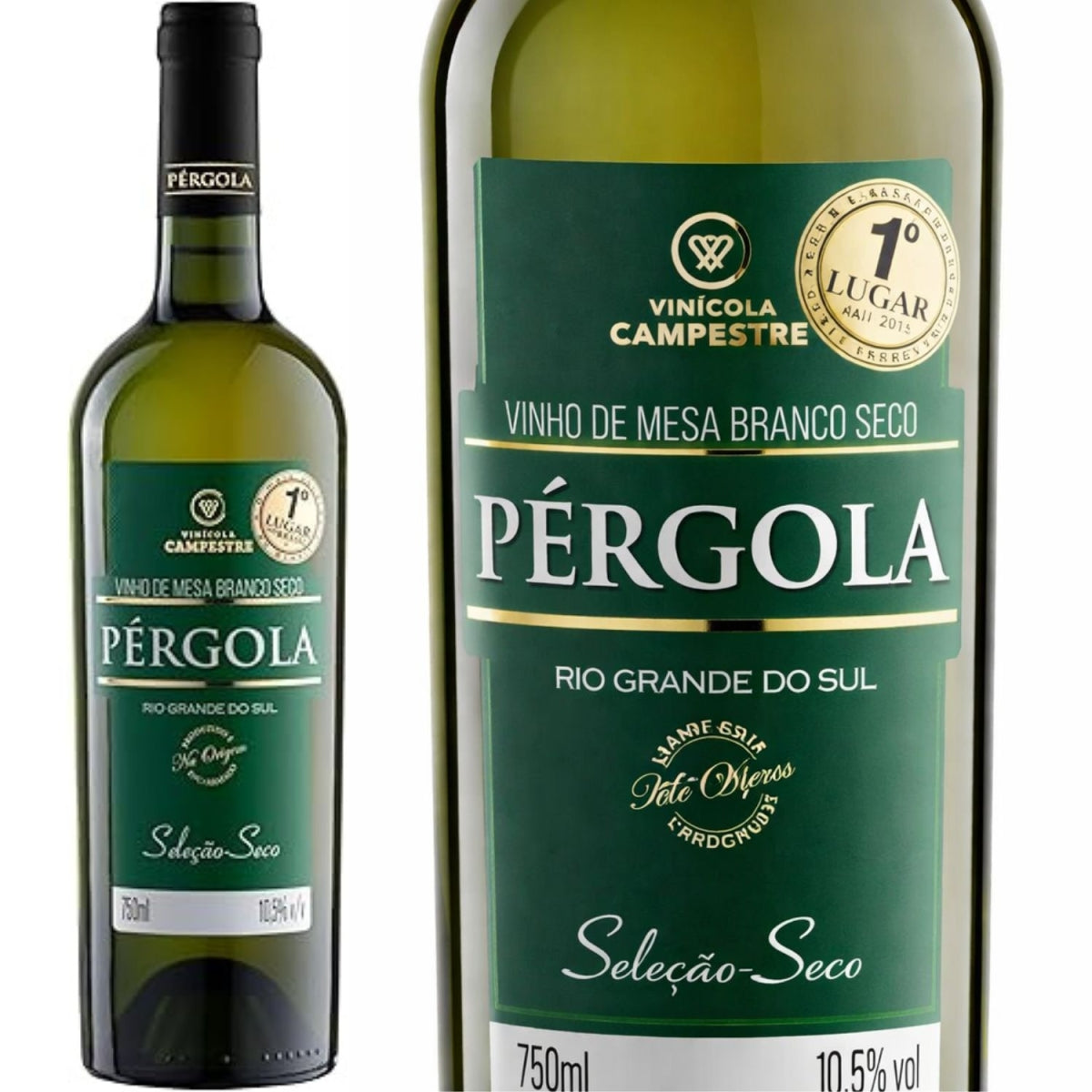Vinho de Mesa Pérgola Branco Seco Seleção 750ML - Pérgola