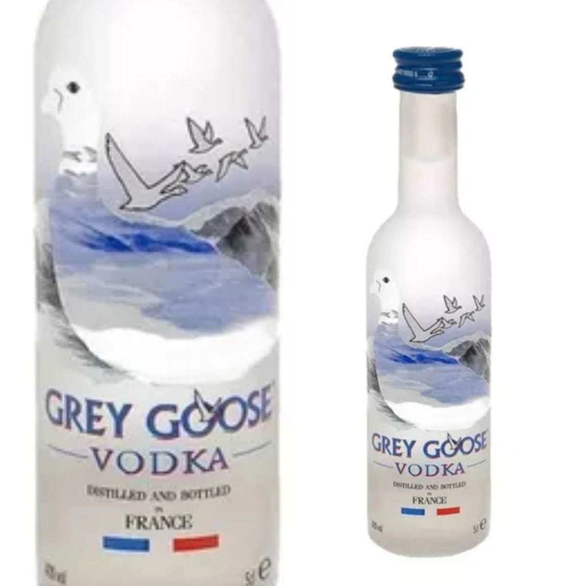 Vodka Grey Goose Miniatura Original 50ml - Garrafa de vidro