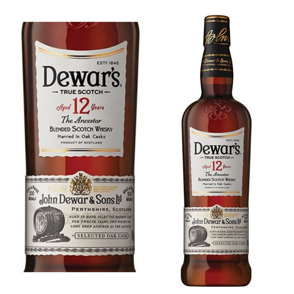 Whisky Dewars 12 Anos 750 Ml - Dewars