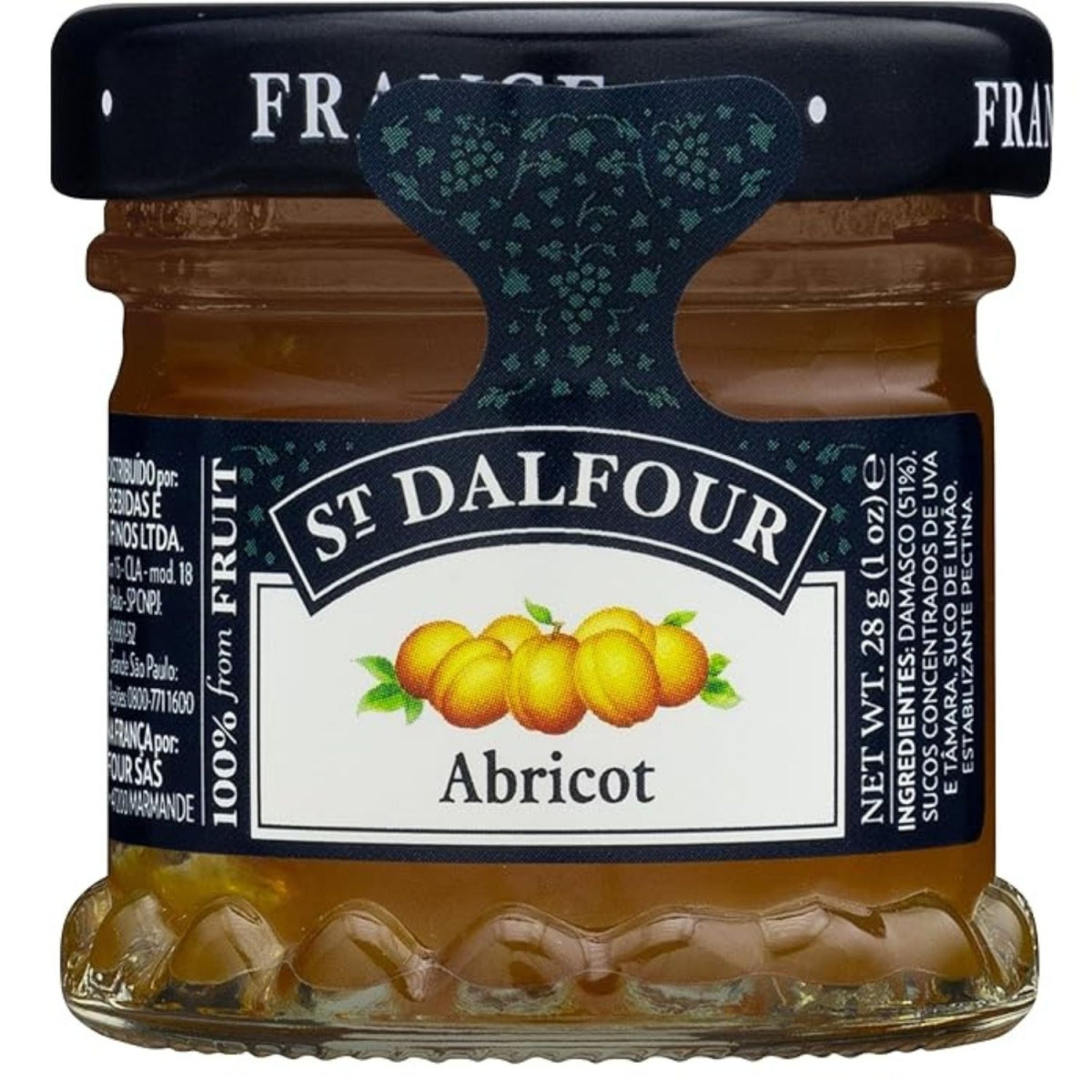 Pote de geleia St. Dalfour de damasco, 28 g