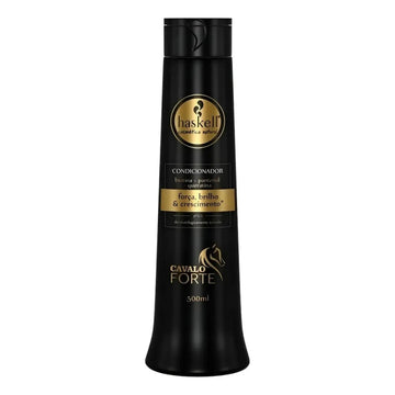 Frasco do condicionador Haskell Cavalo Forte 500 ml, com biotina, pantenol e queratina.