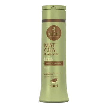 Shampoo Haskell Matcha & Alecrim 300 ml para uso diário, com controle da oleosidade